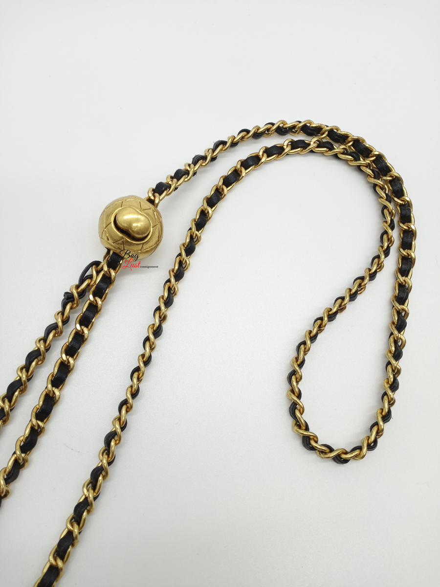 gold pearl chanel earrings vintage