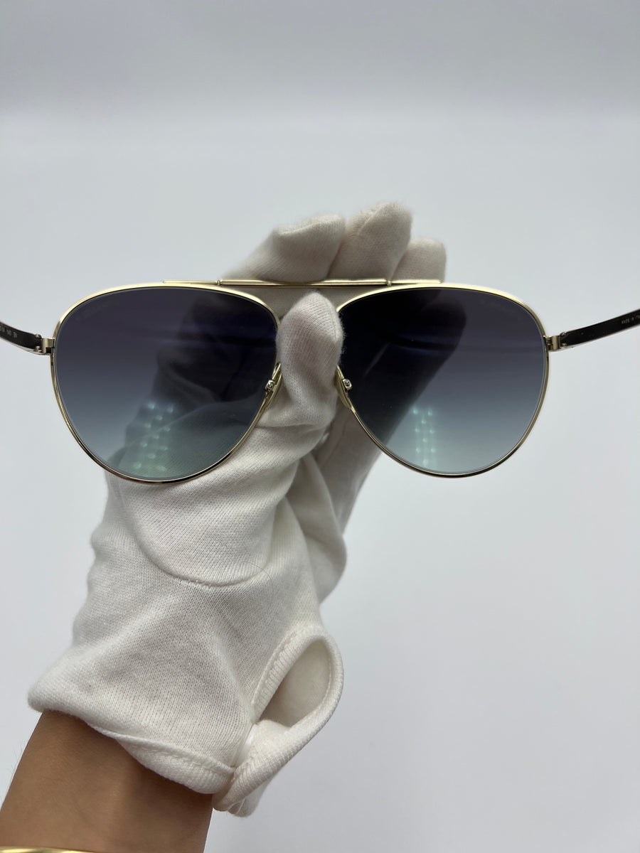 Chanel Pilot Sunglasses (4279-B c.395/3) – Bag Lust Consignment